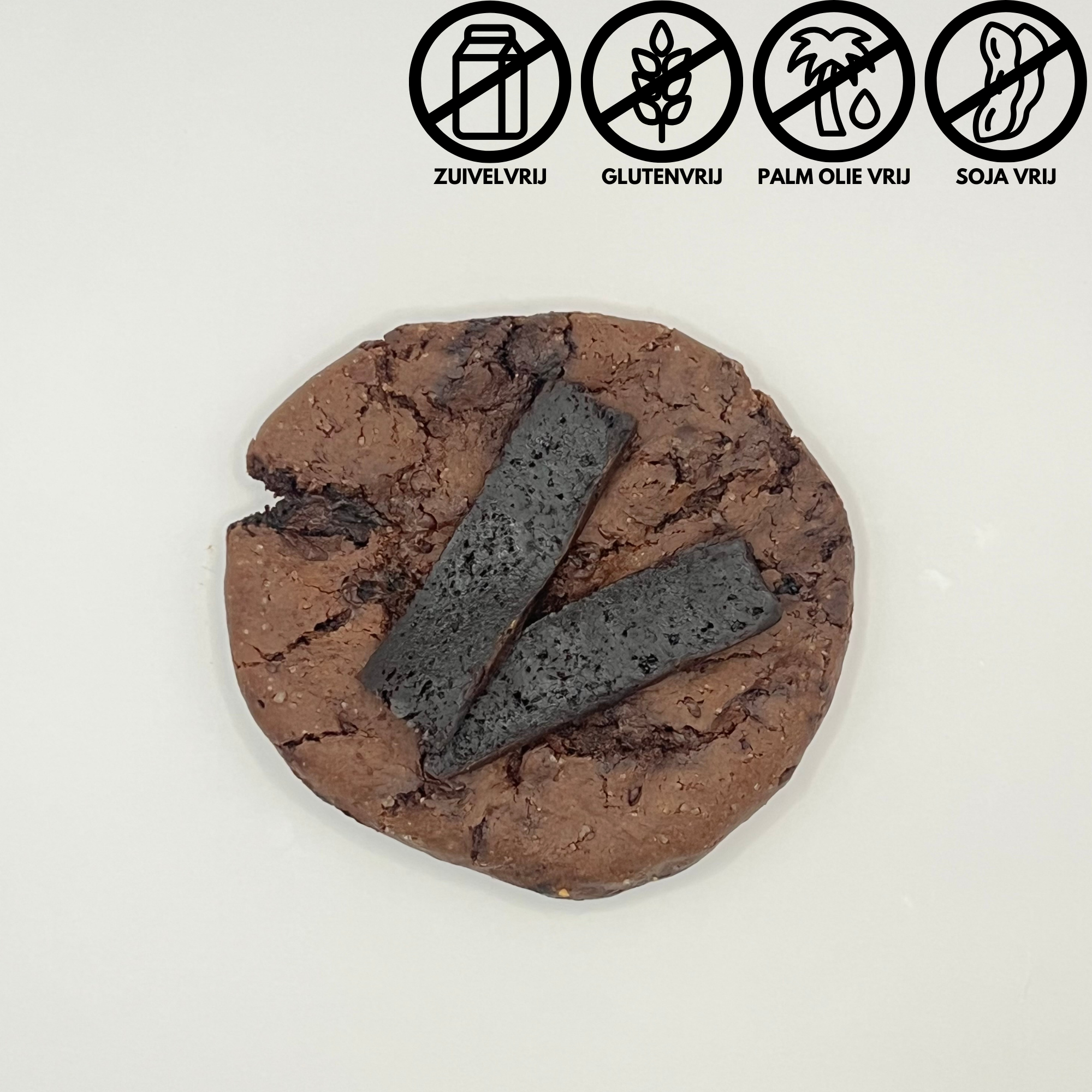 Grote Glutenvrije Brownie Chocolade Koeken (NY style)