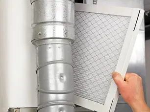HVAC Air filter and duct from Comfort Technolgy in Hampton, VA