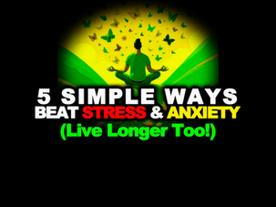 5 Simple Ways to Beat Stress & Anxiety (And Live Longer Too)