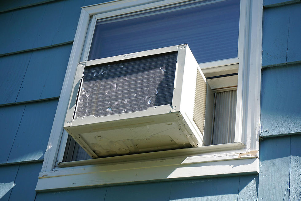 inefficient Old Window Air Conditioner