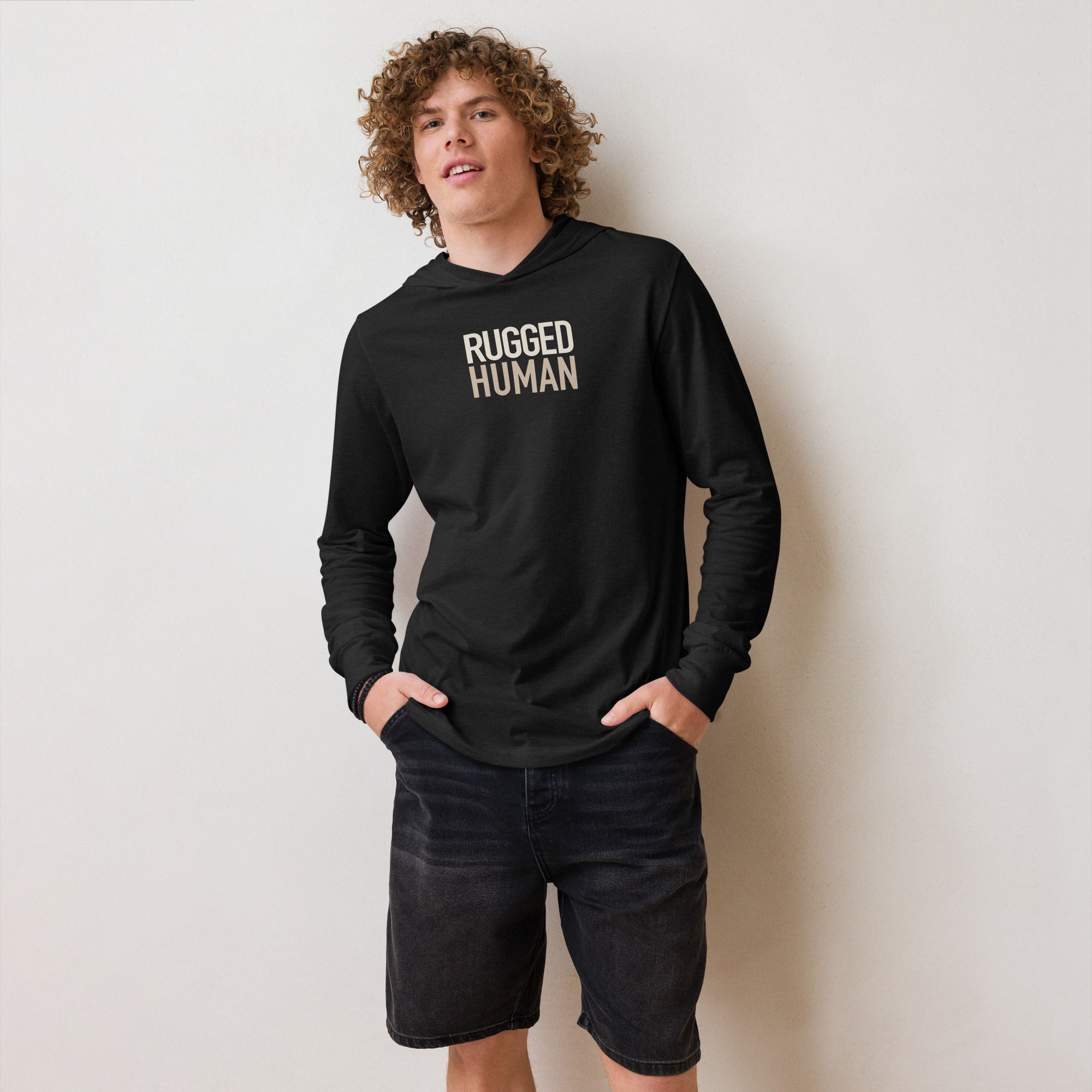 The Rugged Human Crosswind Hooded Tee