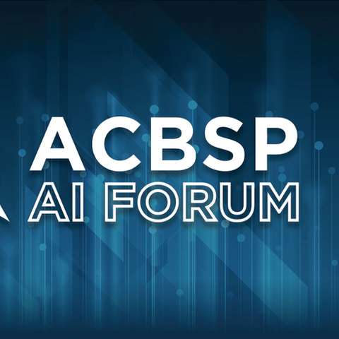 ACBSP AI Forum, futuristic background