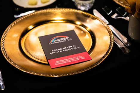 Small program sitting on golden plate.