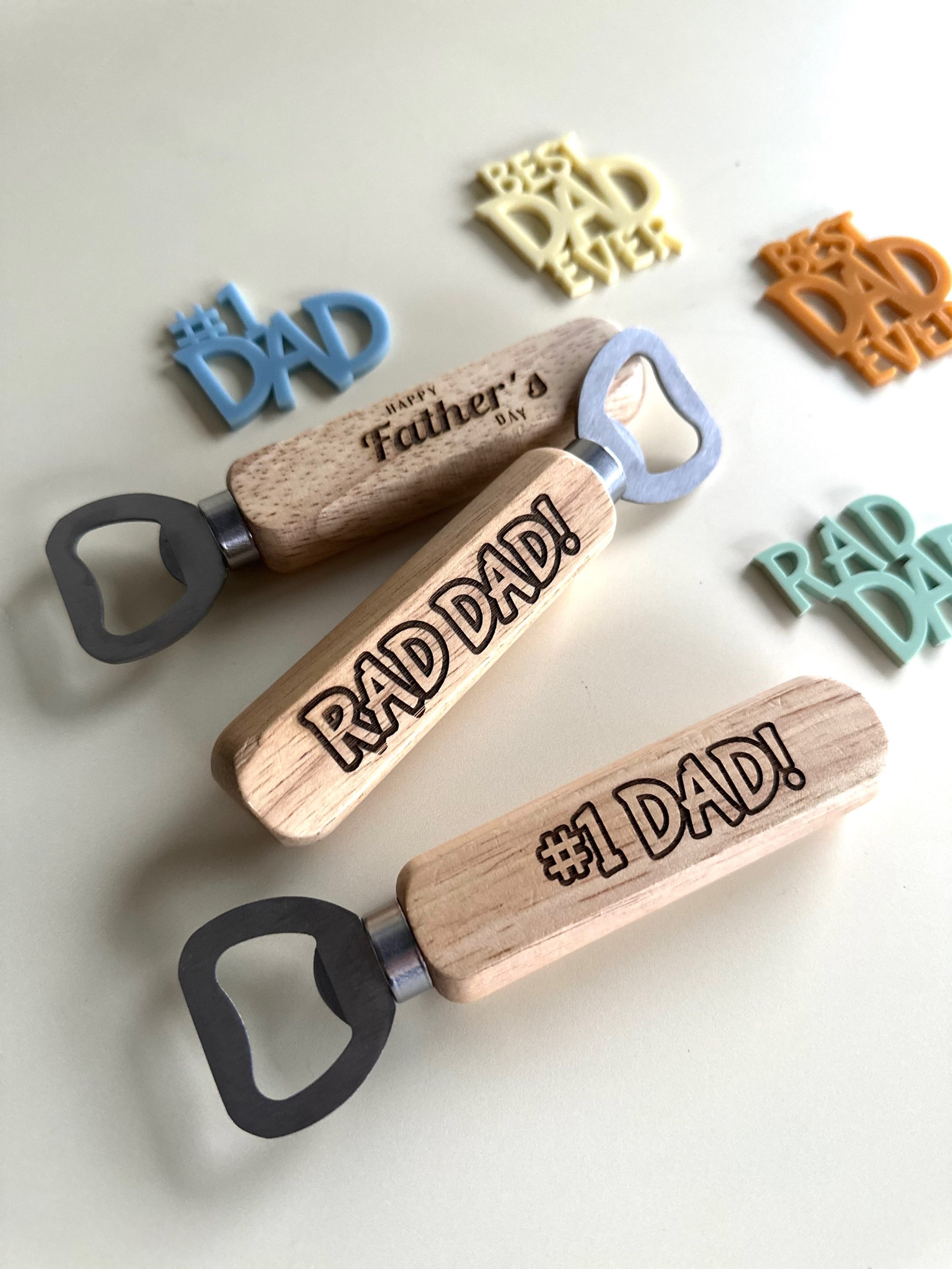 Father's Day Wooden Bottle Openers