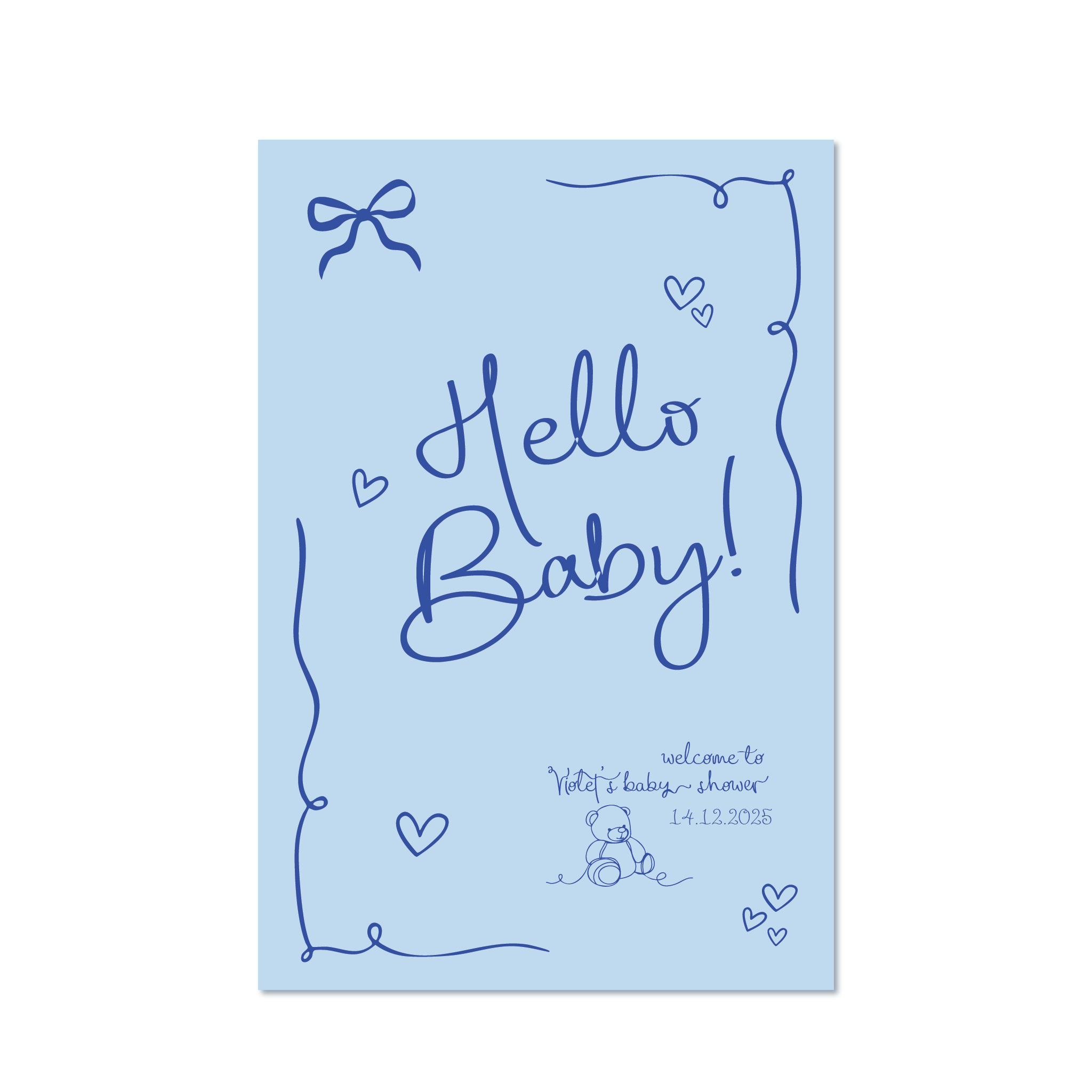 Monty | Baby Shower Signage