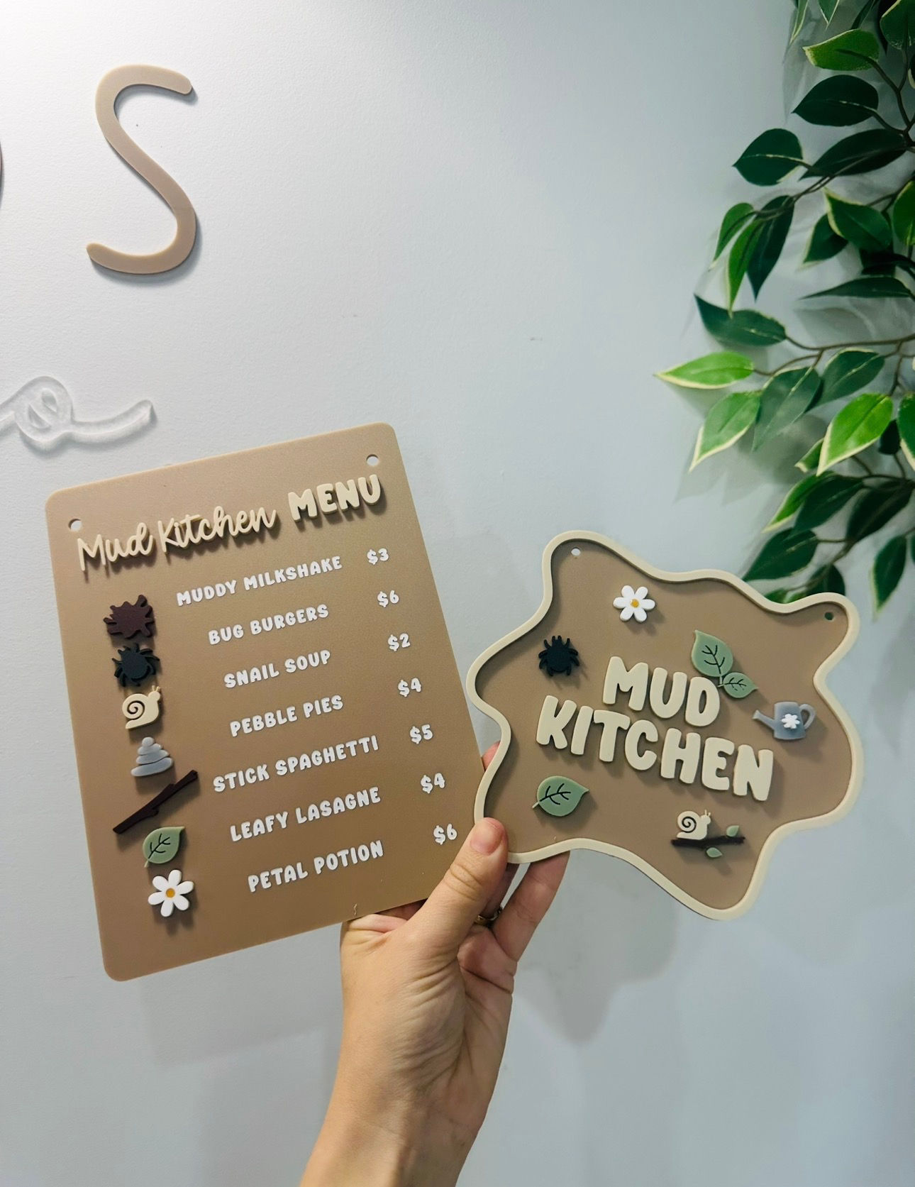 Mud Kitchen Signage Set