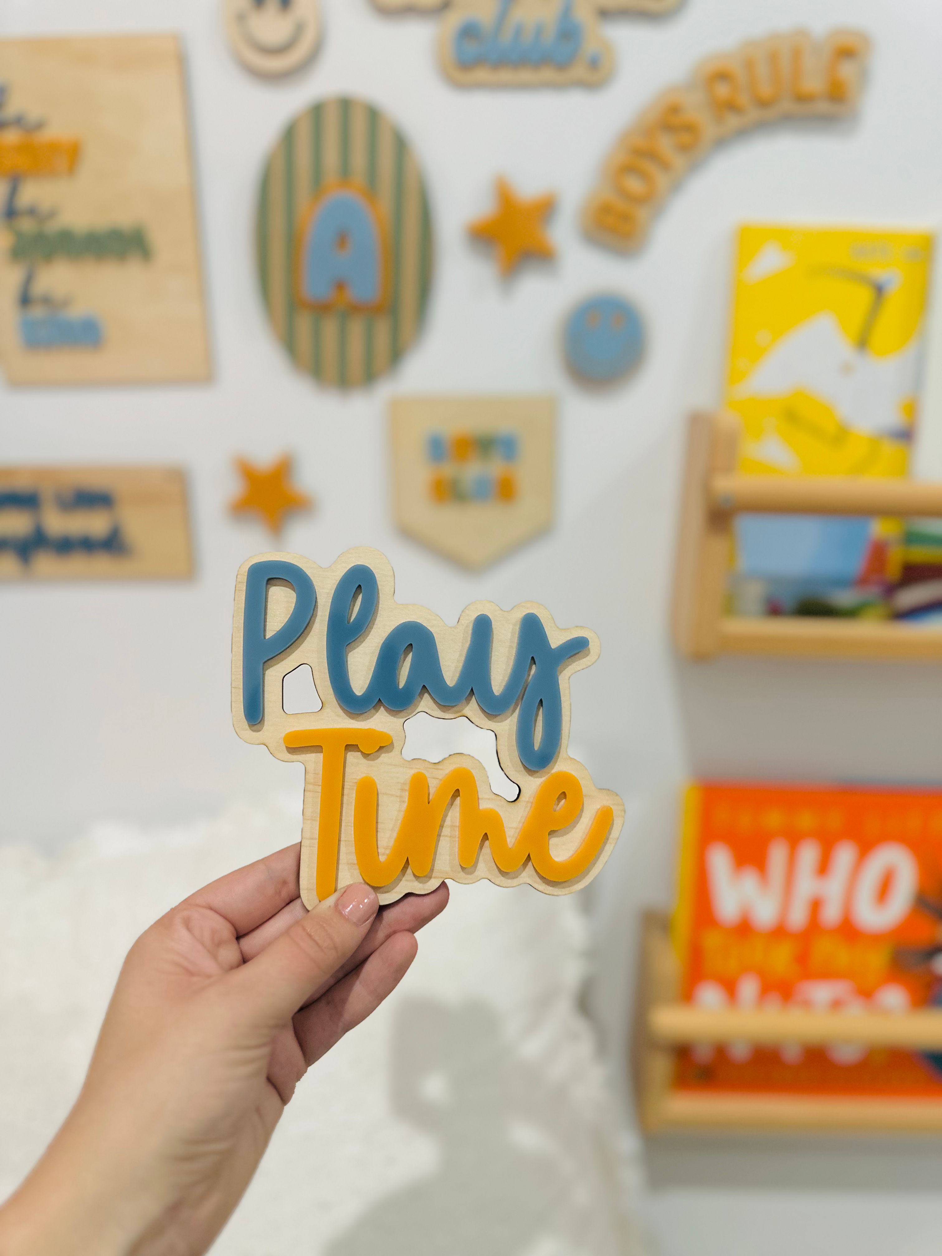 Play Time Wall Sign
