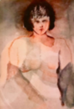 Female Nude Watercolor