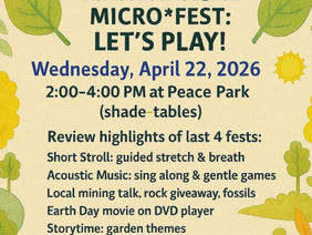 Celebrate the 5th Annual Micro*Fest: Let's Play! on Earth Day