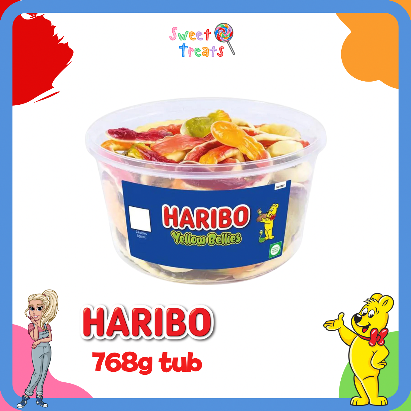 Yellow Bellies Tubs 768g