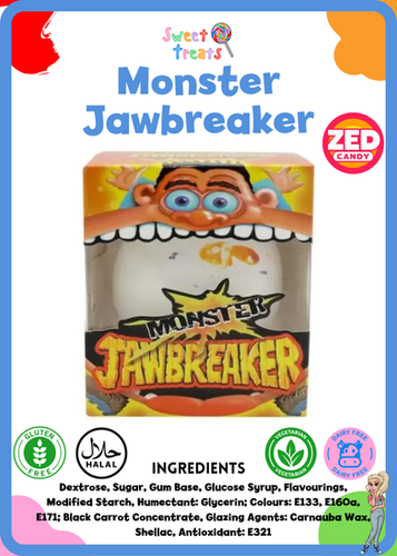 Zed Candy Monster Jawbreaker In A Box 310g | Sweet Treats | Online
