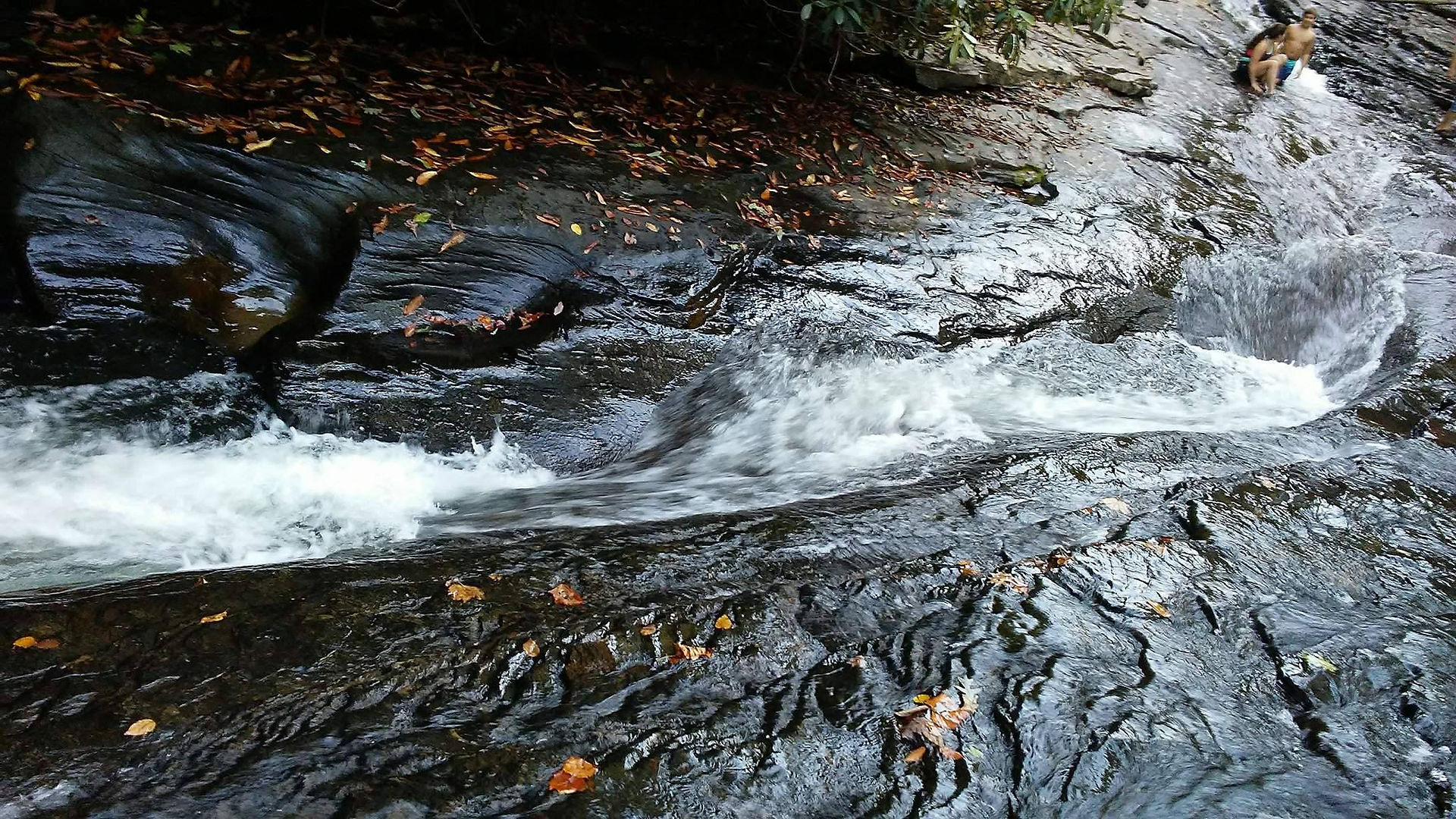 The natural water slides
