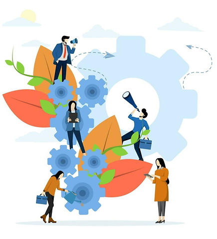 teamwork-in-finding-new-ideas-little-people-launching-mechanisms-looking-for-new-solutions