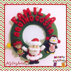 Mais uma Guirlanda Peraonalizada saindo 🎁🎅🎄💝 tanto amor por elas..