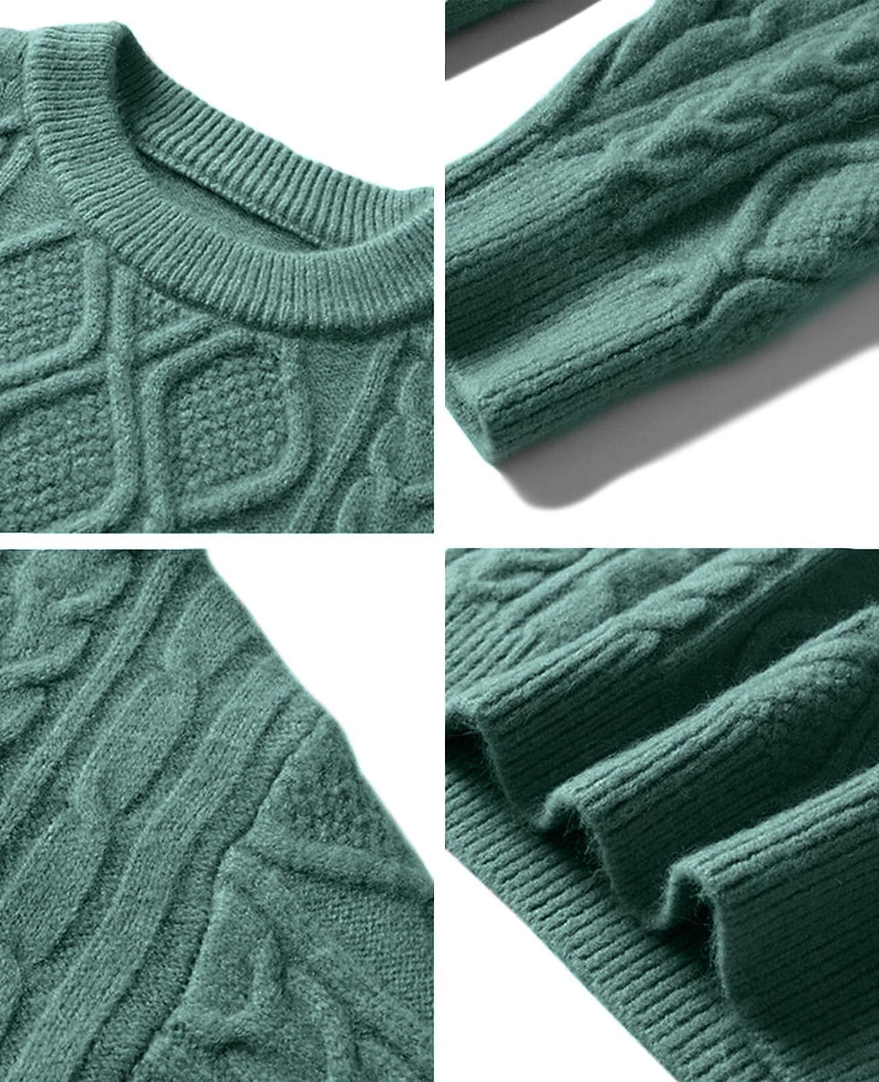 Thumbnail: Aelfric Eden Oversized Sweater 90s Vintage Cable Knit Long Sleeve Women Heavy...