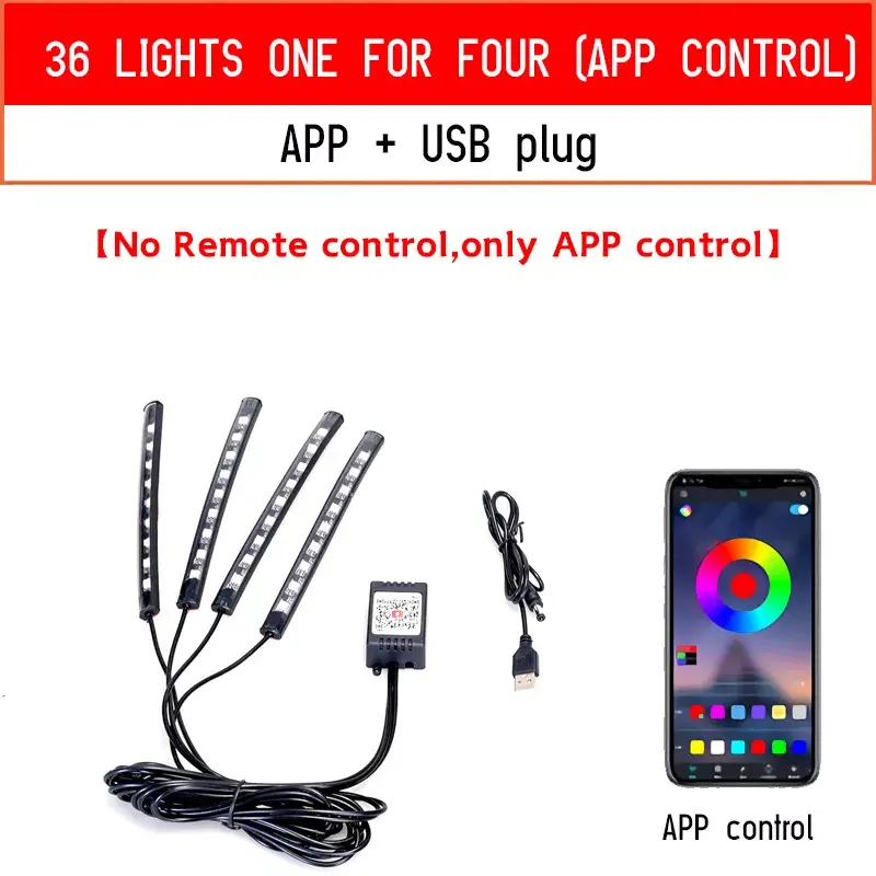 Thumbnail: Auto Vibe™ RGB LED Interior Ambient Light Kit