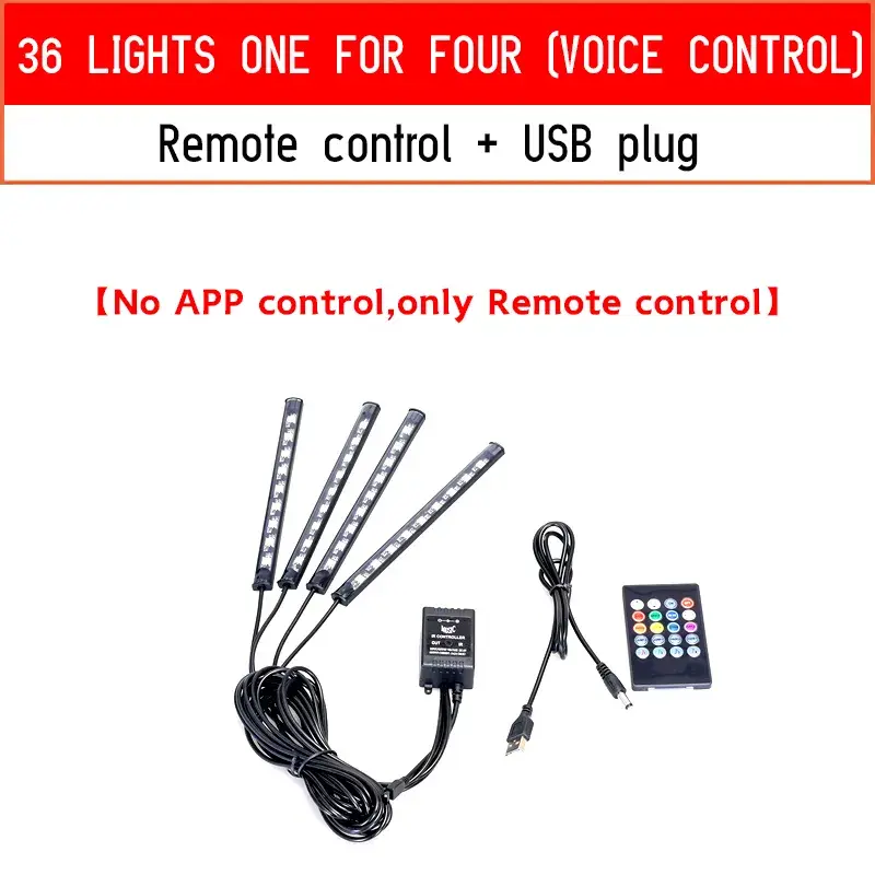 Thumbnail: Auto Vibe™ RGB LED Interior Ambient Light Kit