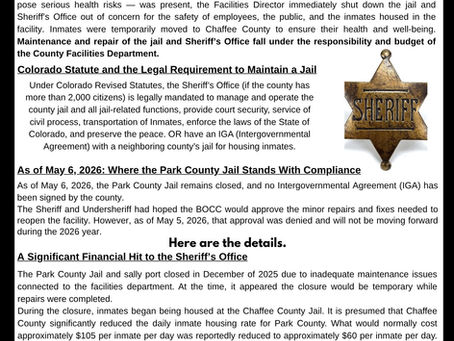 Jail Closure Fact Sheet