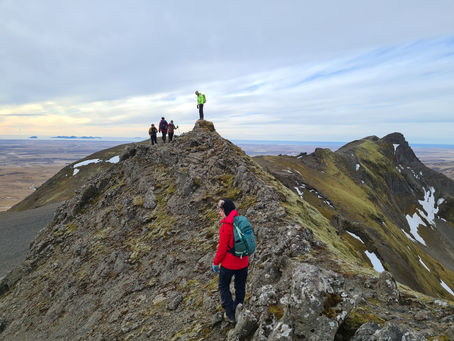 Þríhyrningur var föstudagsfjallið í mars.