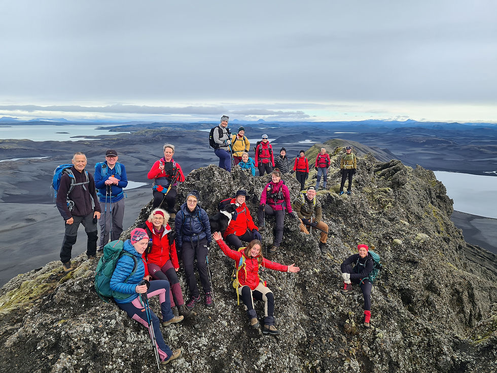 Þóristindur, Dálkur og Hattur á Veiðivatnaleið