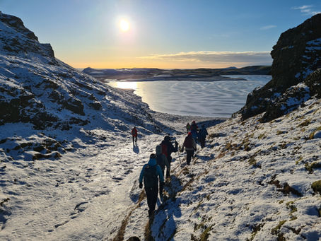 Vörðufell þar sem Hvítá safnar til sín Brúará, Tungufljóti og Stóru Laxá og breytist svo í Ölfusá samferða Soginu