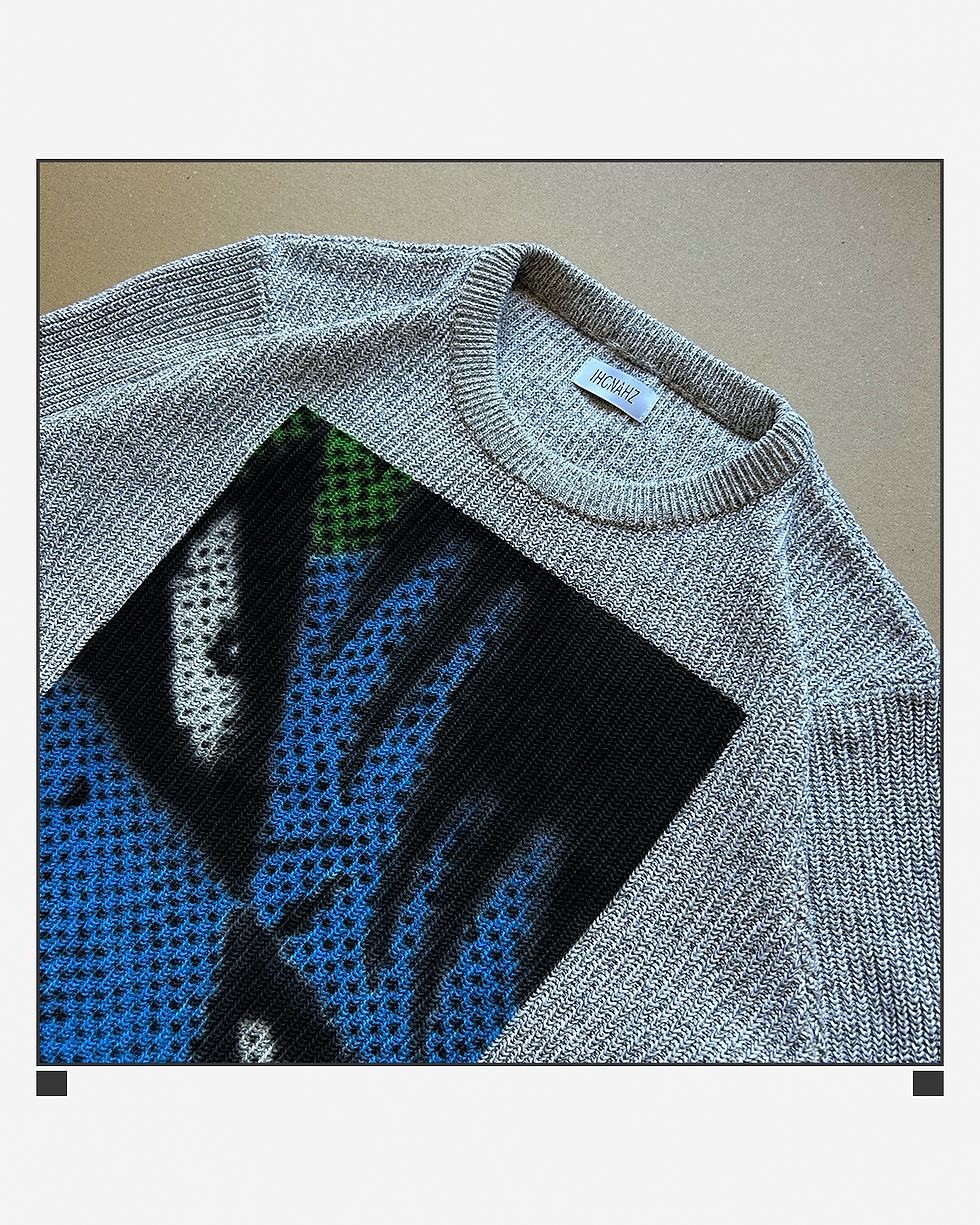 Thumbnail: u.m.s. halftone knit sweater