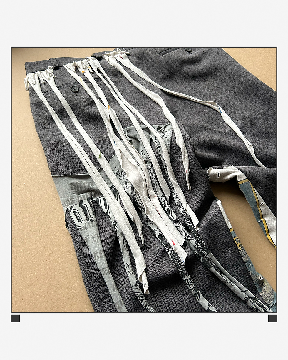 Thumbnail: u.m.s. v-drape trousers