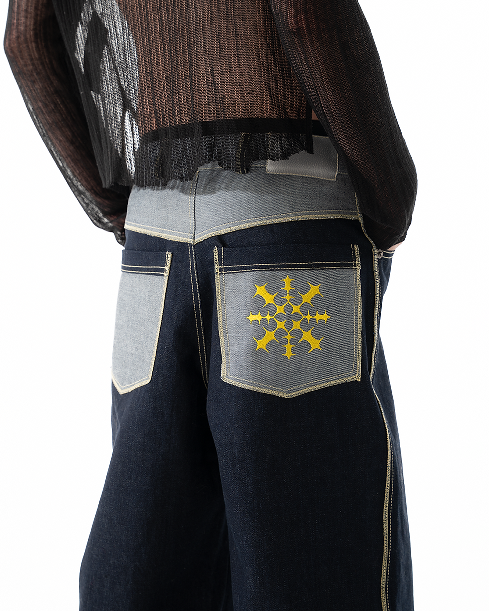 Thumbnail: U.M.S. RAW DENIM ITALY LOOSE FIT BLUE