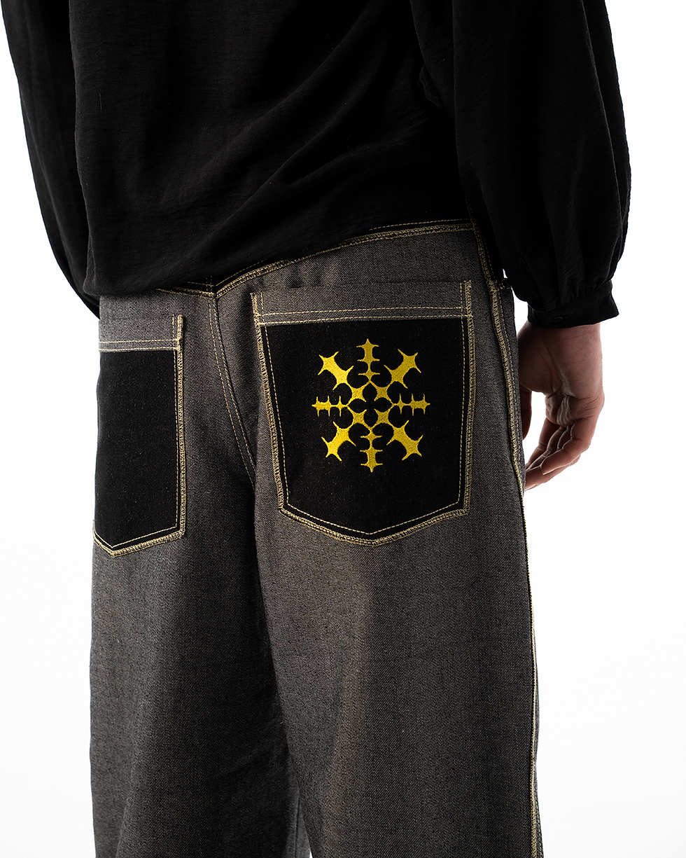 Thumbnail: U.M.S. INSIDE OUT LOOSE DENIM GREY