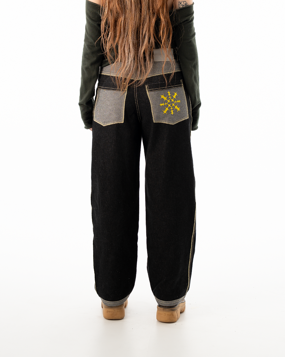 Thumbnail: U.M.S. LOOSE DENIM BLACK