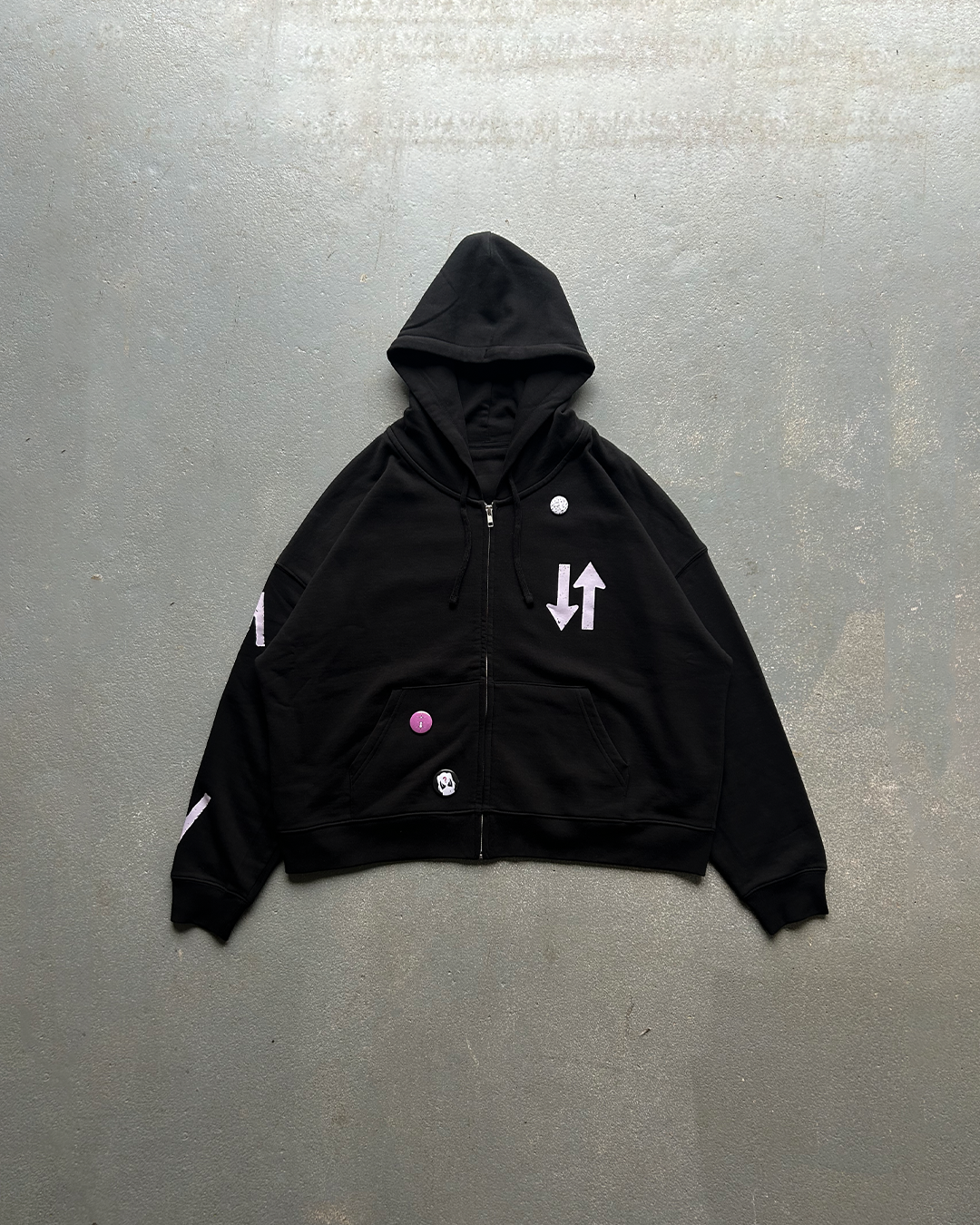 [RAW.] ⬇️⬆️ ZIP-UP HOODIE