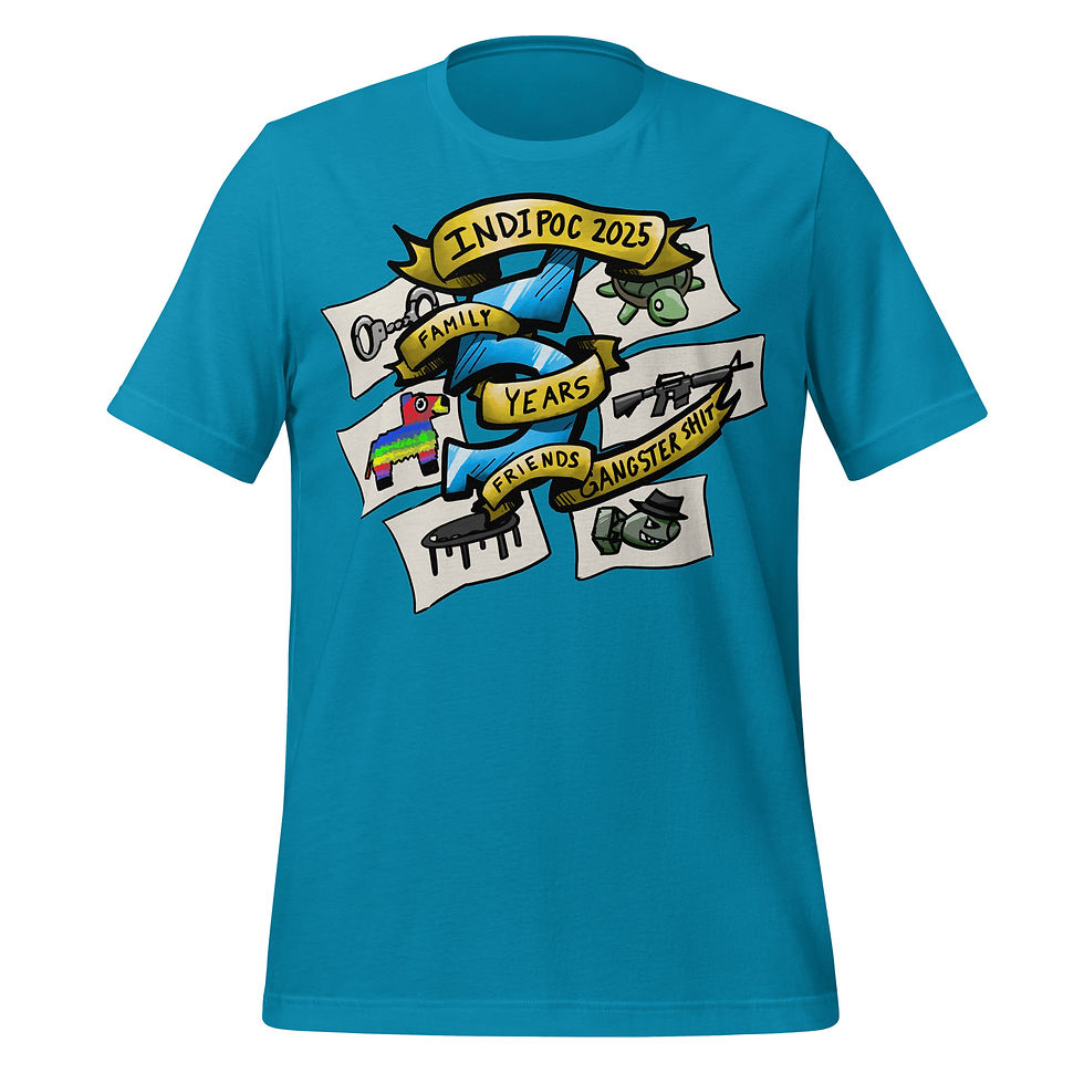 Thumbnail: Indipoc25 T-Shirt - Dark Letter