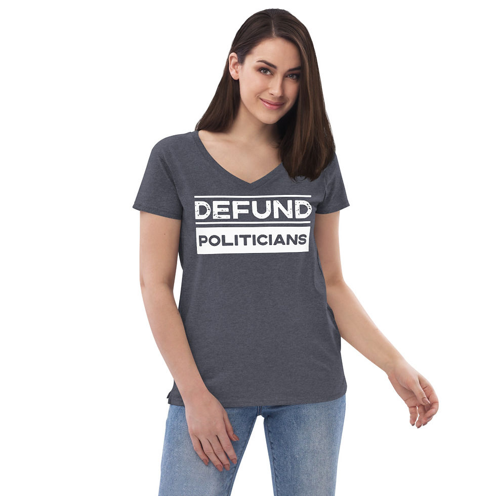 Thumbnail: Women’s Defund Politicians VNeck