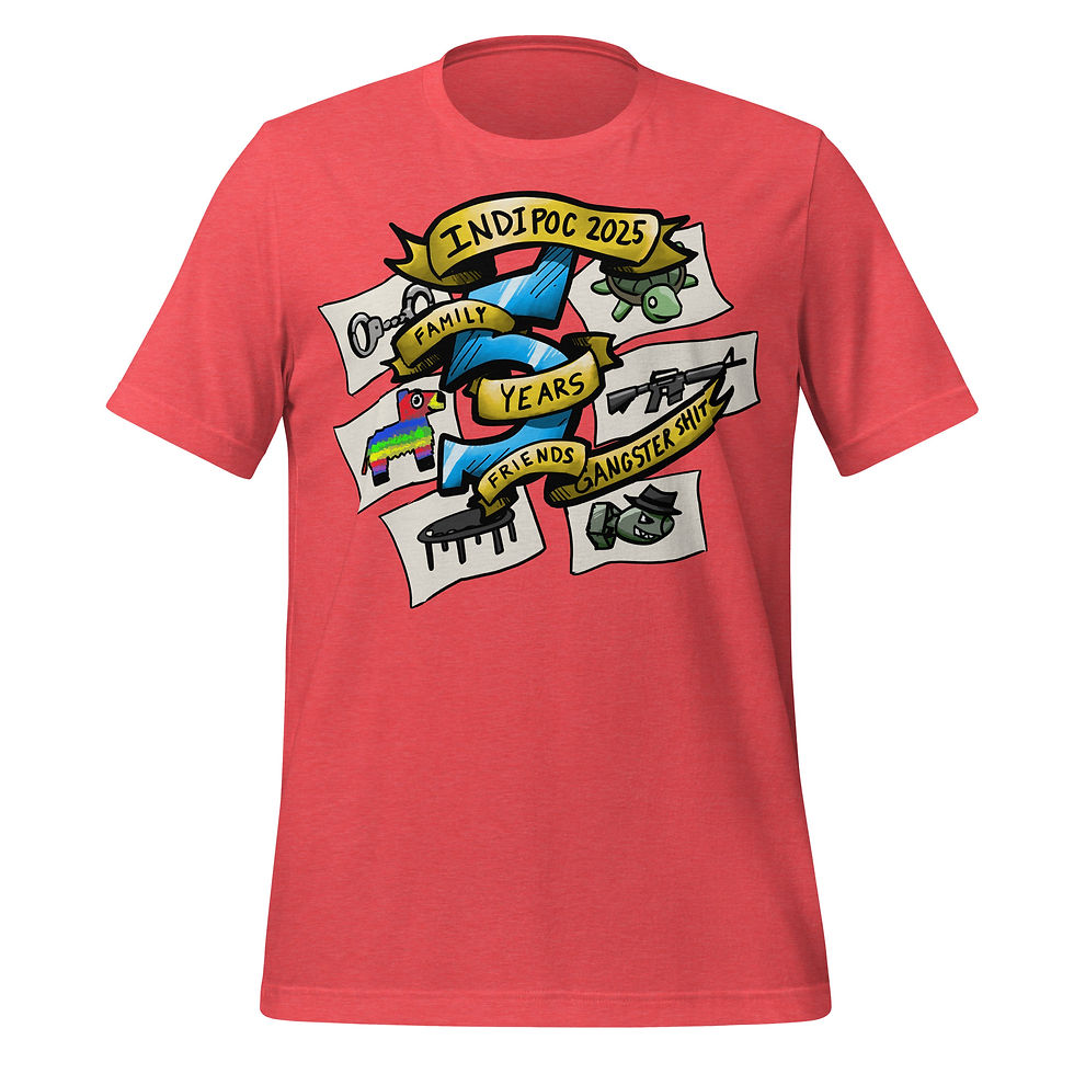 Thumbnail: Indipoc25 T-Shirt - Dark Letter