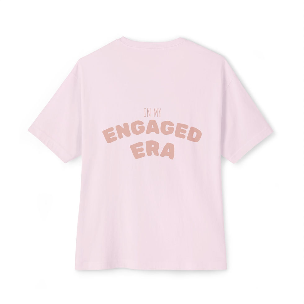 Thumbnail: In My Engaged Era Unisex Oversized Boxy Tee