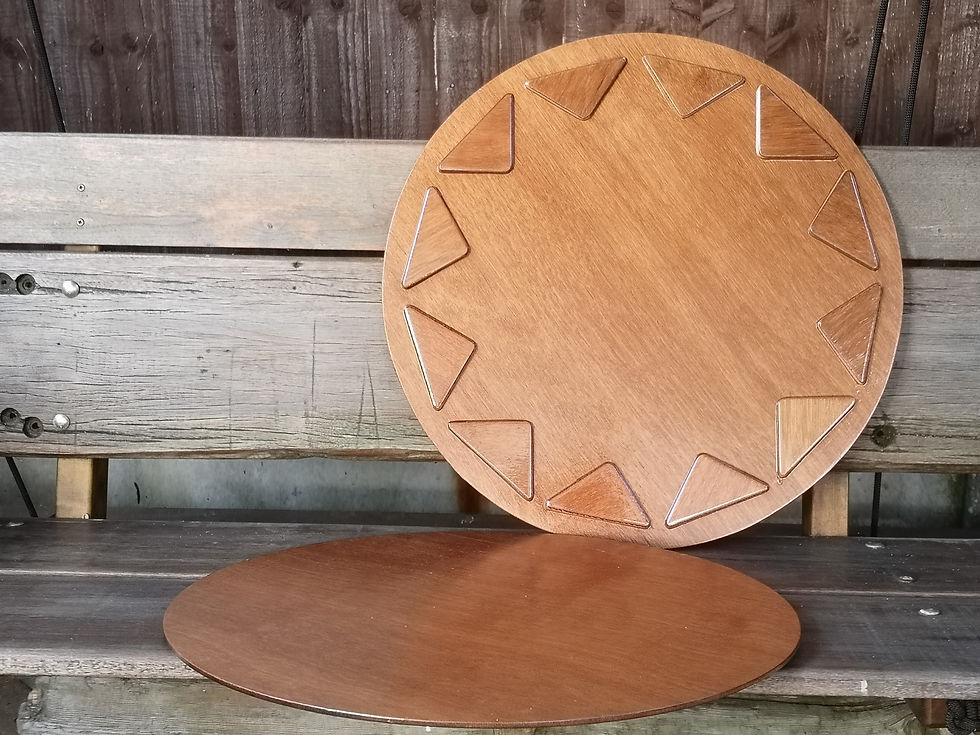 Thumbnail: LID CIRCULAR LARGE 60 dia. plain underside
