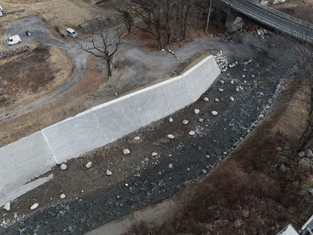 令和6年度 県単砂防工事 (砂)小黒川 伊那市 広域農道上