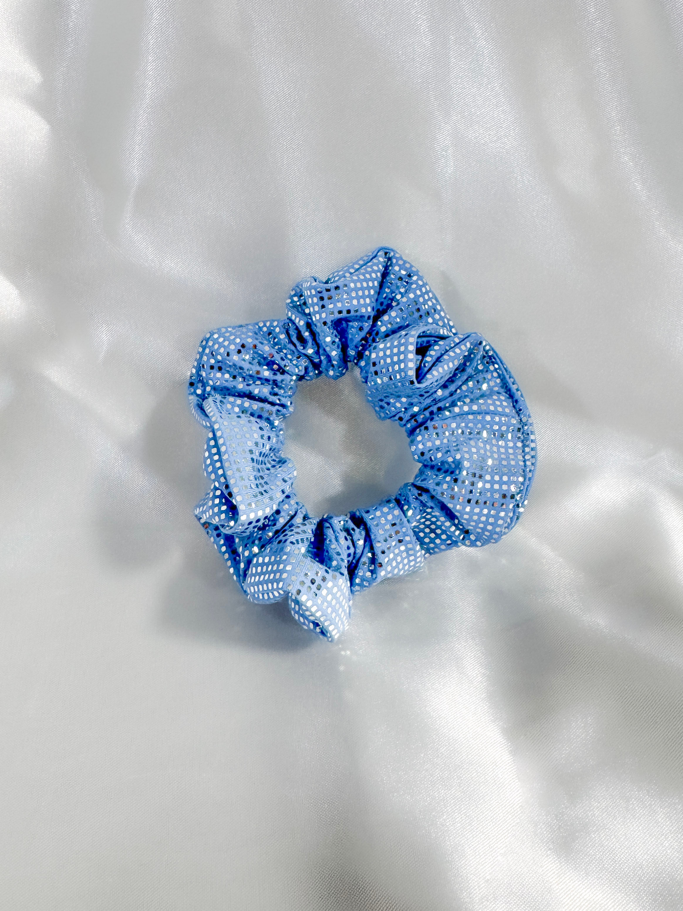 Small Ice Shimmer Scrunchie