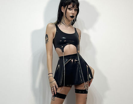 Scoop Neck Suspender Top