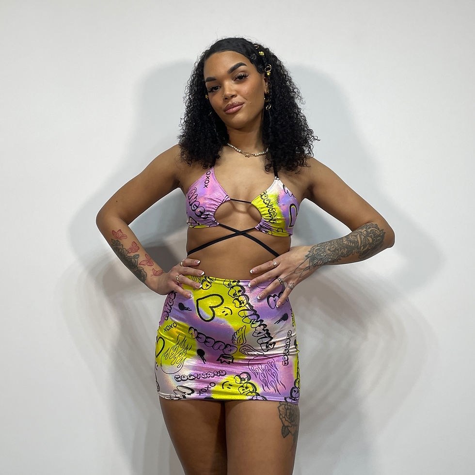 Thumbnail: SAMPLE UK 10 (US 6) up to 5'8 Urban Affection Bodycon Skirt