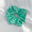 Thumbnail: Large Minty Shimmer Scrunchie