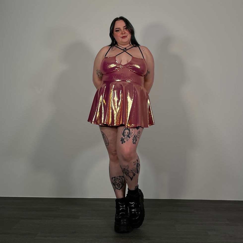 Thumbnail: Royal Shimmer Crossover Detail Super Mini Dress
