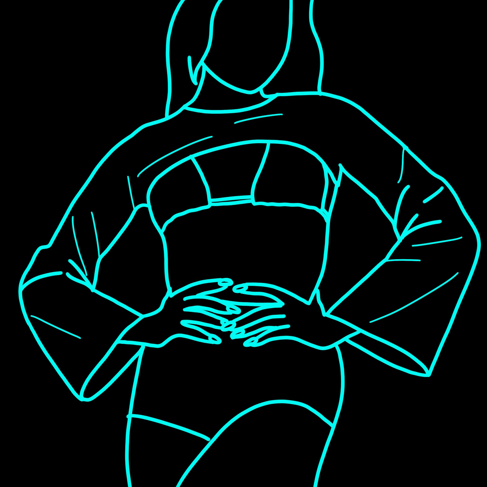 Custom Fabric Bell Sleeve Super Crop Top