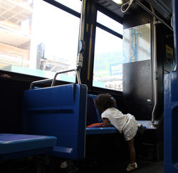  Climbing on the seat 4x6