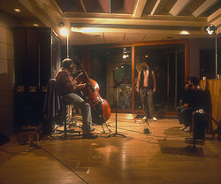 Master musicians_ Leroy Vinegar, Joelie Wilson and Jimmy Ponder