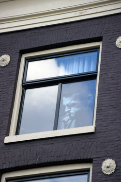 Window from where Chet Baker fell