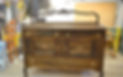 refinished and restained antique wooden dresser