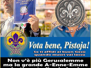 piRandellate. DIES IRAE DIES ILLA, VOTAN CARLO, SILVIA E LILLA: MA SE ’UN SEGUONO IL CURRELI, NON VEDRAN REGNO DE’ CIELI!