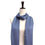 Thumbnail: ScarfPro Bluish Grey Silk Crepe Scarf