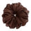Thumbnail: Chiffon Hair Scrunchies & Hair Tie Ring - Brown